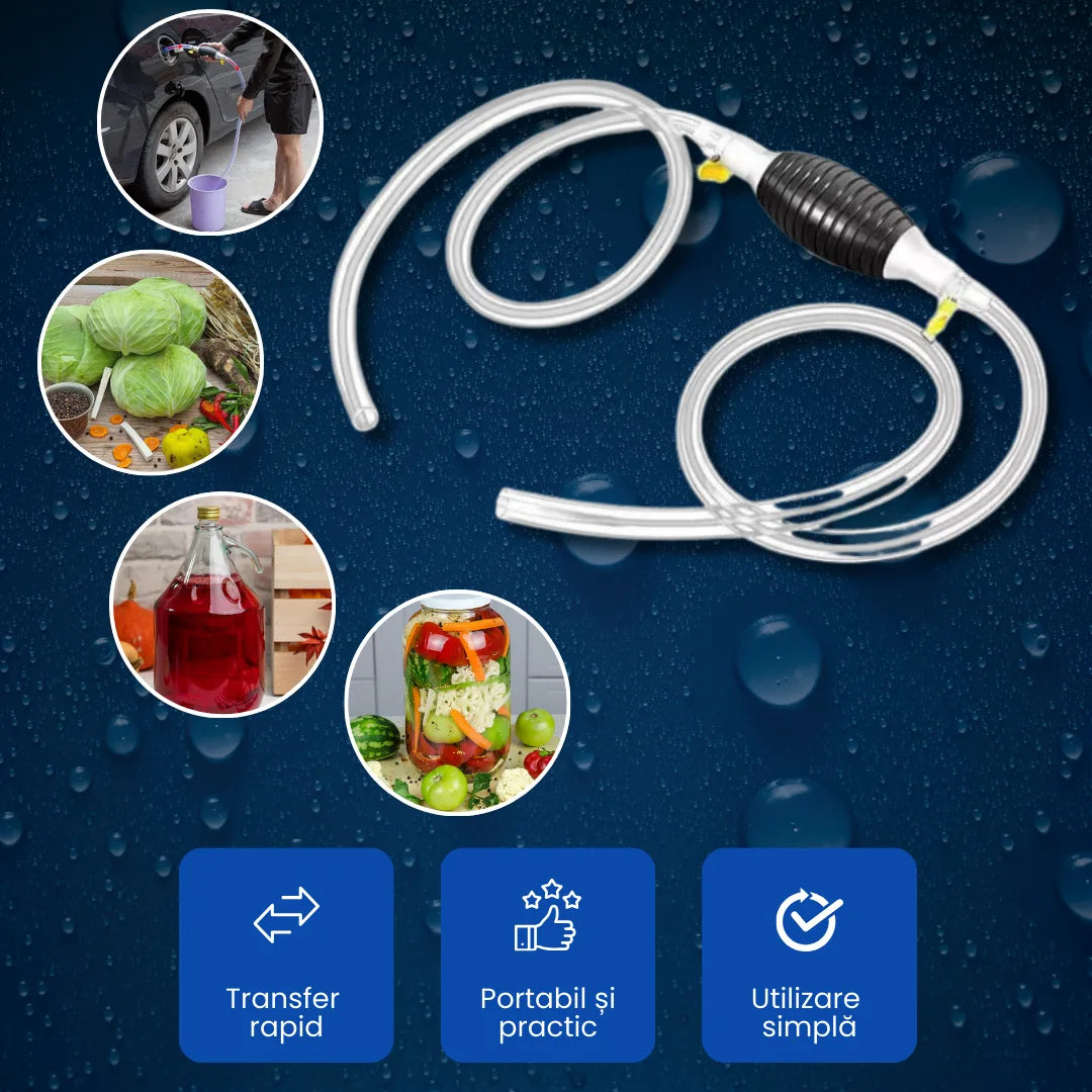 Pompa Manuală pentru Transfer Rapid de Lichide