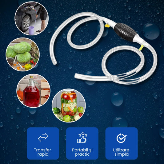 Pompa Manuală pentru Transfer Rapid de Lichide