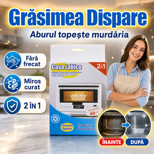 Solutie Curatare Cuptor Microunde 2in1 40ml - 3buc
