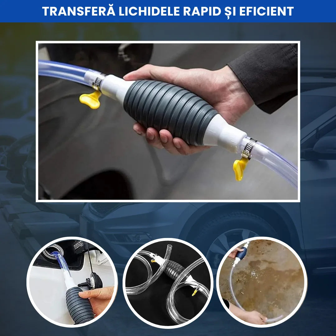 Pompa Manuală pentru Transfer Rapid de Lichide
