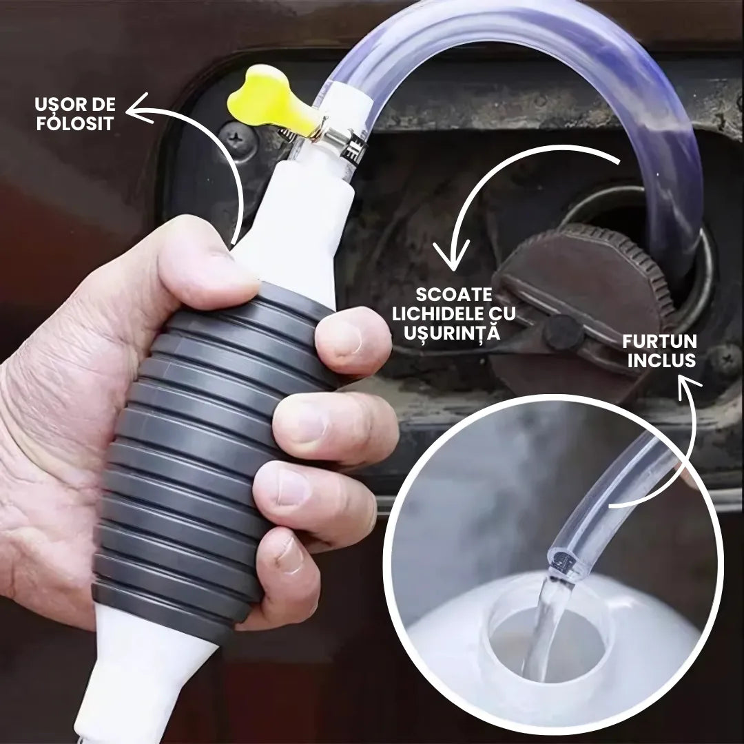 Pompa Manuală pentru Transfer Rapid de Lichide