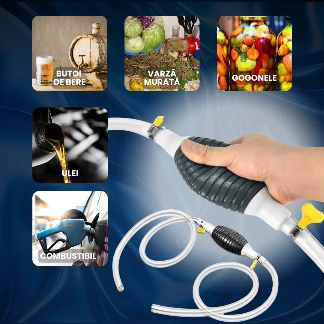 Pompa Manuală pentru Transfer Rapid de Lichide