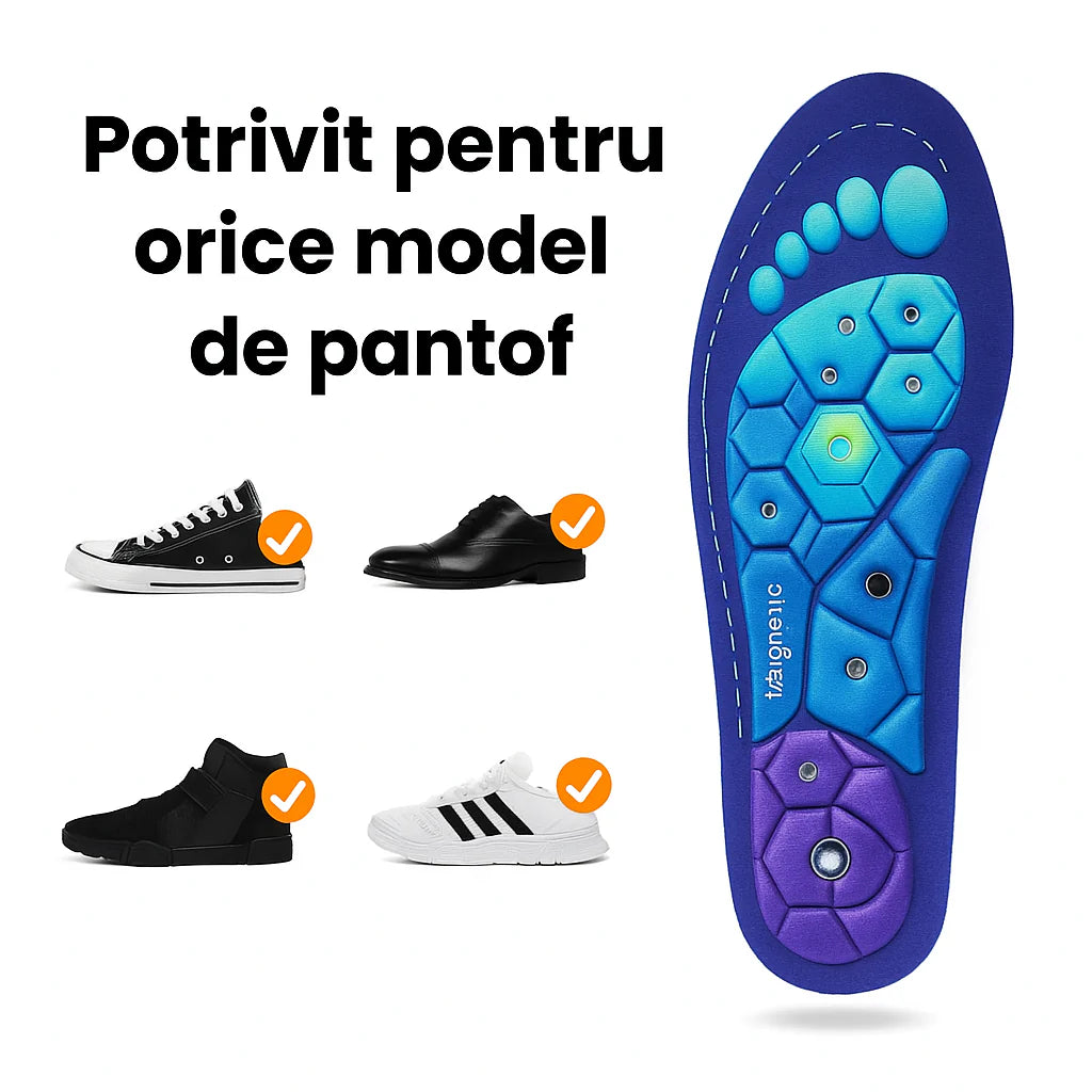 Tălpici Magnetici – Scapă de Dureri, Oboseală și Picioare Grele